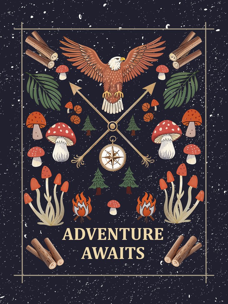 Adventure Awaits - Woven Blanket