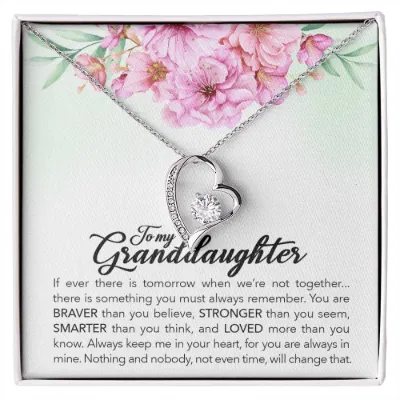 Brave Granddaughter - Forever Love Necklace