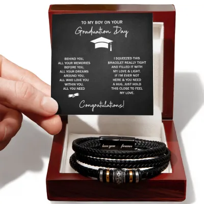 To My Boy Graduation Dreams (Love You) – Bracelet